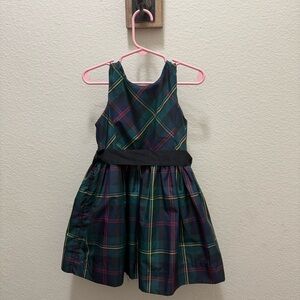 Polo Ralph Lauren Toddler and Little Girls Plaid Fit-and-Flare Dress Size 4T